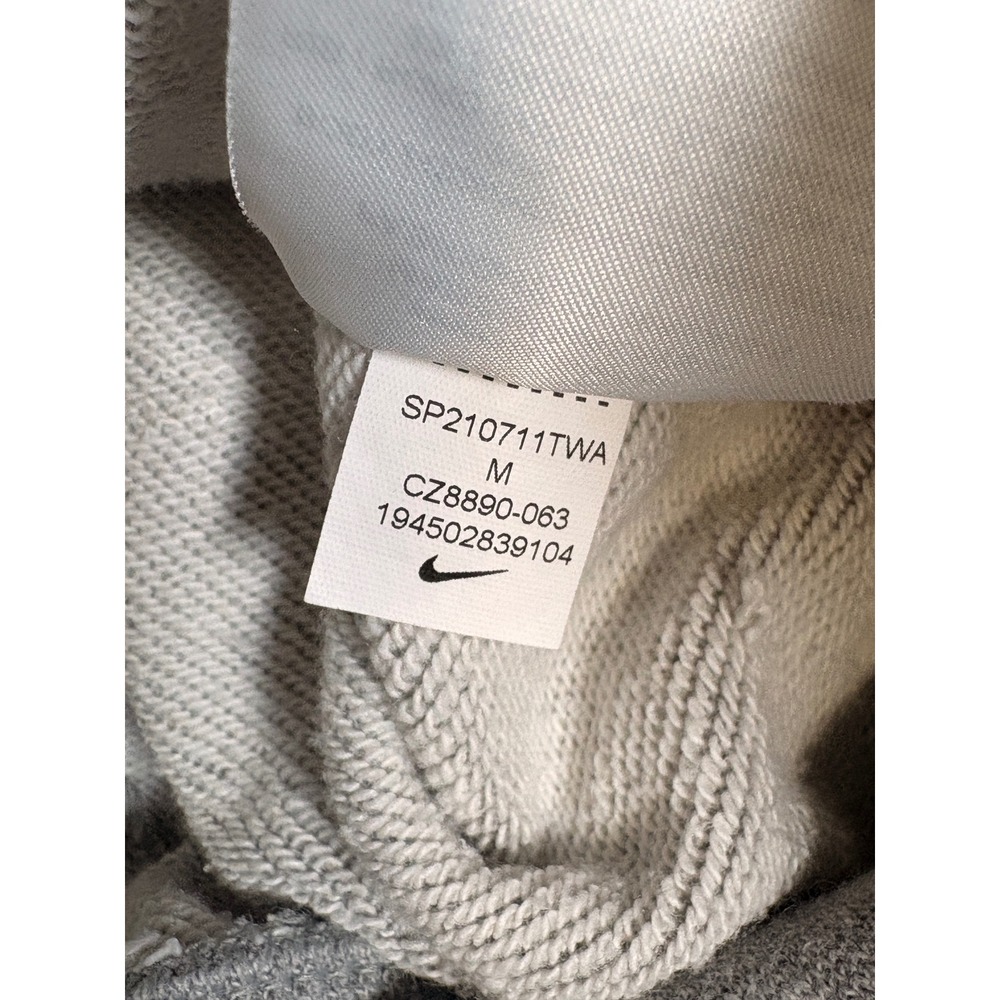 Nike Sportswear Essential Fleece Crewneck Sweatshirt Grey CZ8890-063 Womens Sz M - Picture 6 of 6
